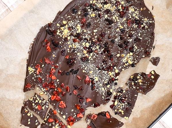 Superfood Dark Chocolate Bark - Step 5